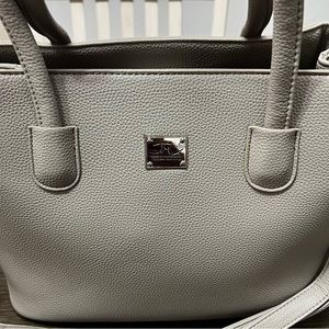 Jessica Moore Grey handbag with Crossbody Straps